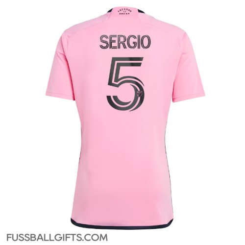 Inter Miami Sergio Busquets #5 Fußballbekleidung Heimtrikot 2024-25 Kurzarm